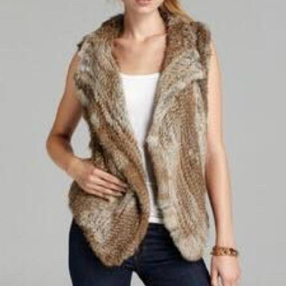 Calypso St. Barth Kiesza Fur Vest XS
